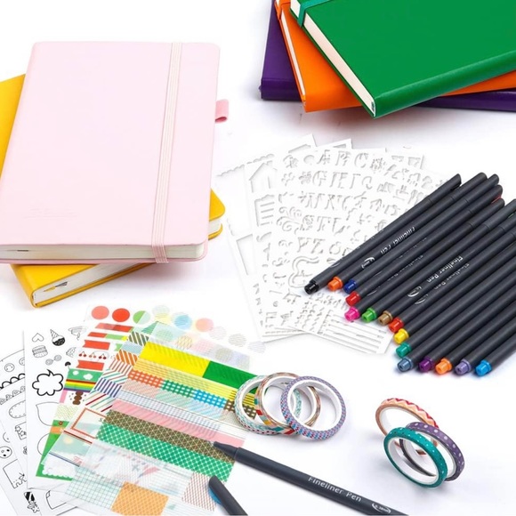 Brand New Sealed Dotted Journal Set in Pink - Picture 2 of 4